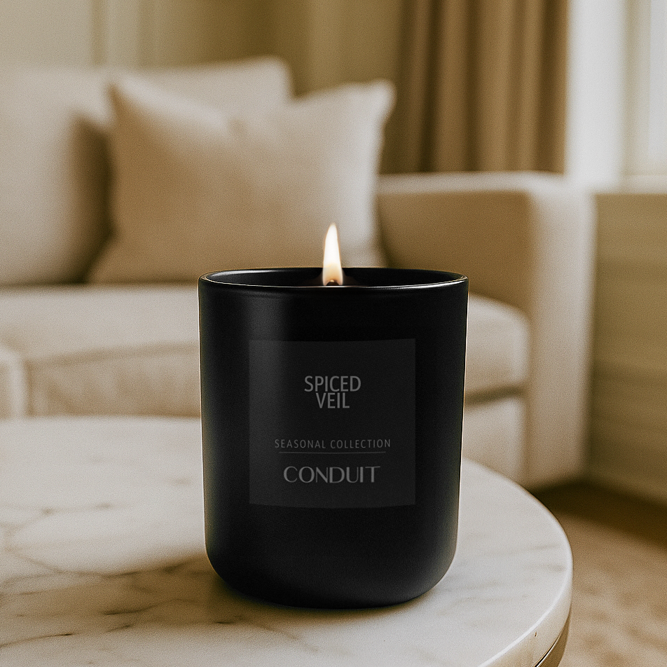 Spiced Veil Candle – Cinnamon, Oak and Amber | CONDUIT — Conduit